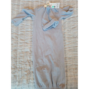 Baby Carter's Gown Hat Size 3M Blue NWT